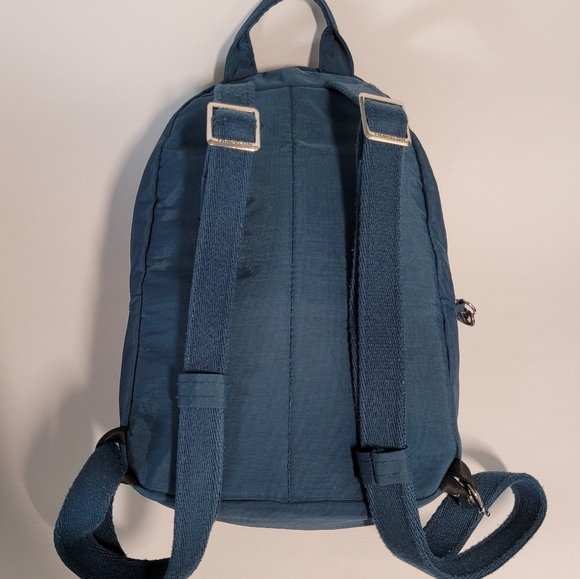 Travelon Anti-theft Small Mini Peacock Blue Backpack - Picture 5 of 14